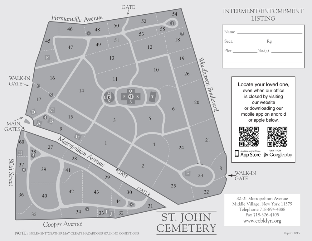 St. John Cemetery – Catholic Cemeteries (Queens & Brooklyn)